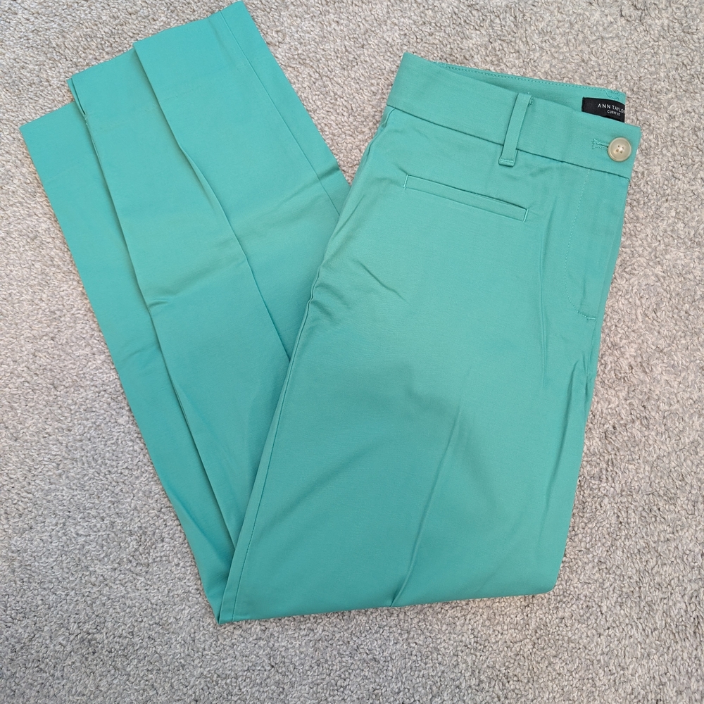 Ann Taylor Teal Ankle Pants - Picture 7 of 12